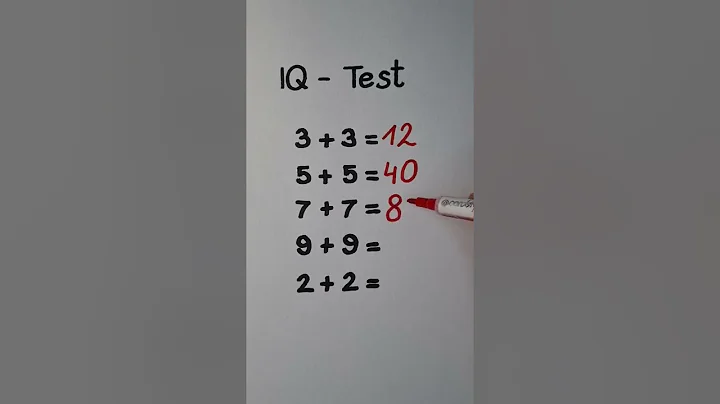 iQ test