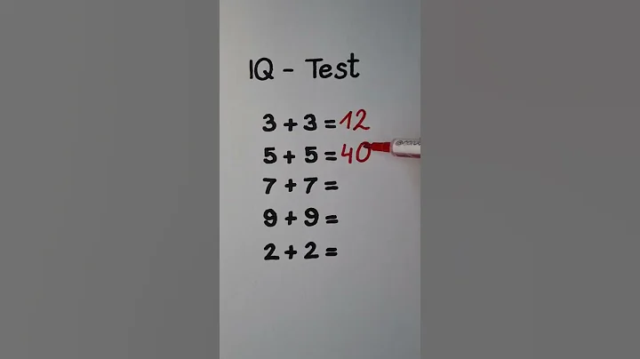 iQ test - DayDayNews