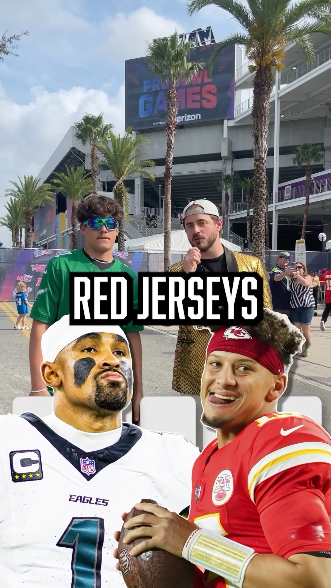 What red jersey NFL team was he missing? ?
