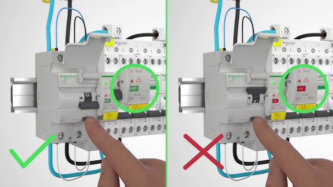 Diferencial rearme automático Schneider 18691 63A de segunda mano