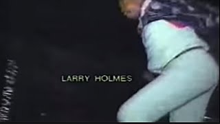 Larry Holmes Legendary Flying Dropkick On Trevor Berbick Street Brawl
