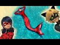THE SIMS 4 Miraculous Ladybug and Cat Noir are MERMAIDS - 2