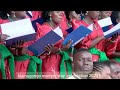 Namugongo Uganda martyrs day celebration with Jinja diocese choir during offertory