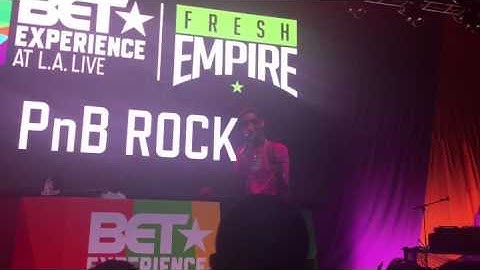 PnB Rock Performing "Selfish" at the BET Expereince