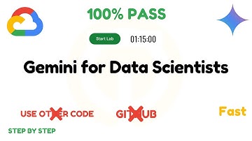 Gemini for Data Scientists || #qwiklabs || #coursera