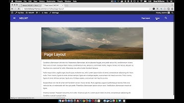 Material Design Lite WordPress Theme