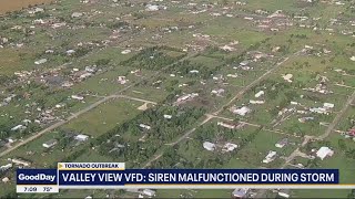 Valley View tornado sirens malfunctioned during storm