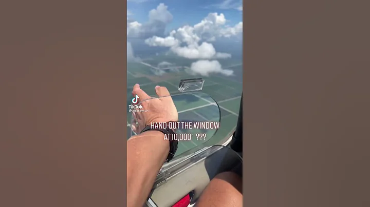 Sticking You hand Out of An Airplane window (tiktok)