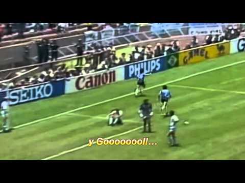 Maradona Goal of the Century - Vctor Hugo Morales ...