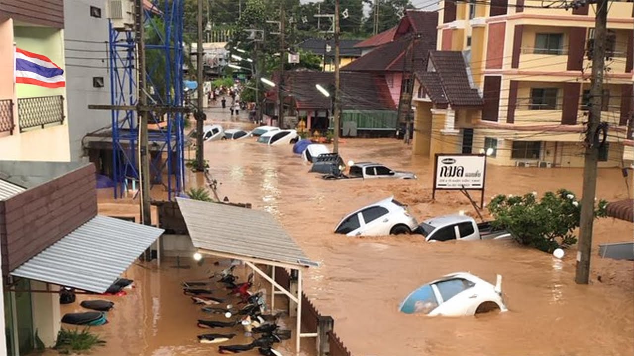 Catastrophic Floods Swallow Thailand! Phayao and Phuket Disappear Underwater!