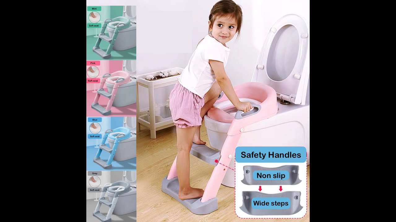 Step up Toilet Seat Assembly Toilet training Potty for Kids YouTube