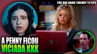 PENNY MT GAMER KKKK | THE BIG BANG THEORY / 2 TEMPORADA - EPISÓDIO 3 | REACT