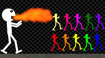 Survival Stickman Race: Run From Alien