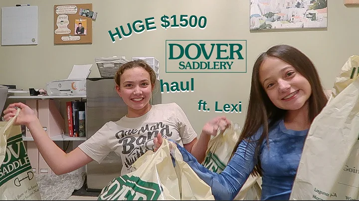 HUGE Haul from Dover Saddlery | ft. Lexi