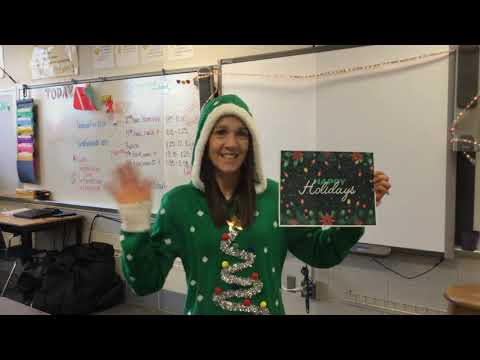 "Spreading Holiday Cheer" at Belvidere South Middle School: All I Want for Christmas is You