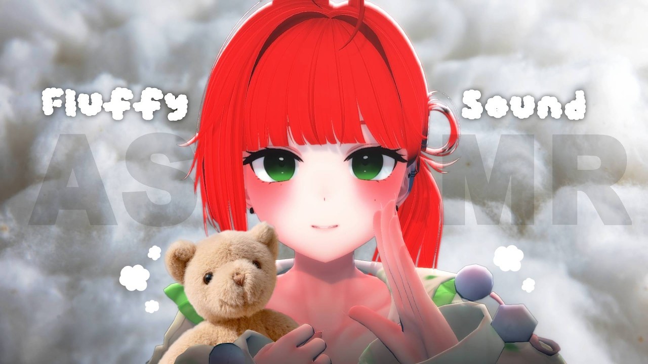 Sub) 곰인형 쓰다듬으며 근황 얘기 ASMR | NO Talking, Soft Sound, Fluffy Sound