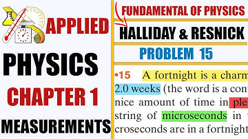 Chapter 1 Halliday Resnick Walker Physics | Problem 15