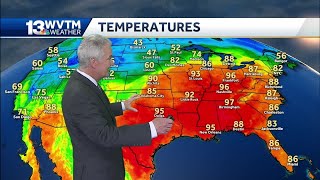 Record heat continues in central Alabama