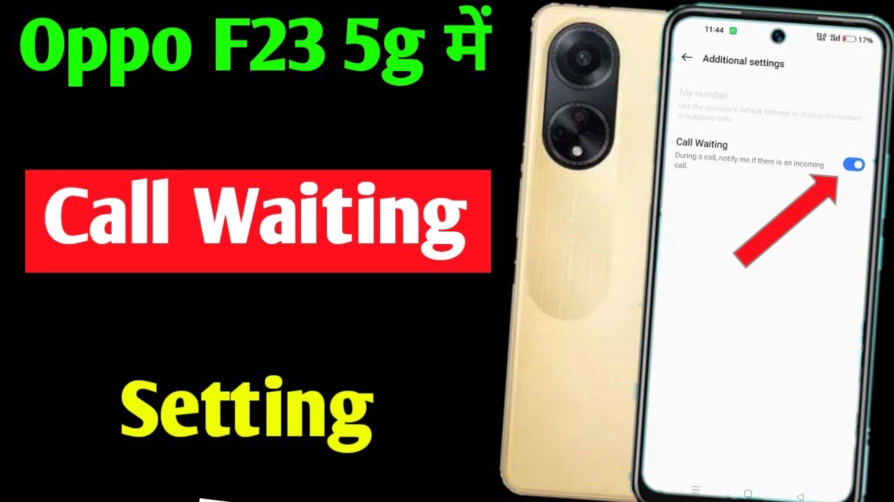 Oppo F23 5g Call Waiting Setting How To Enable Call Waiting In Oppo 