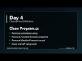 Day 4 - Cleanup and Validation | Backend Software Journey