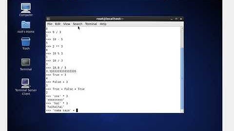 Belajar python 3:operator
