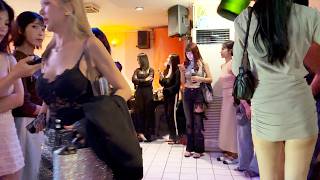 Bangkok Nightlife! 🇹🇭 Thermae Cafe Inside Look & Route 66 Club RCA Inside Beauties Walk [4K]