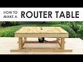 How to Make a Router Table | nasis design