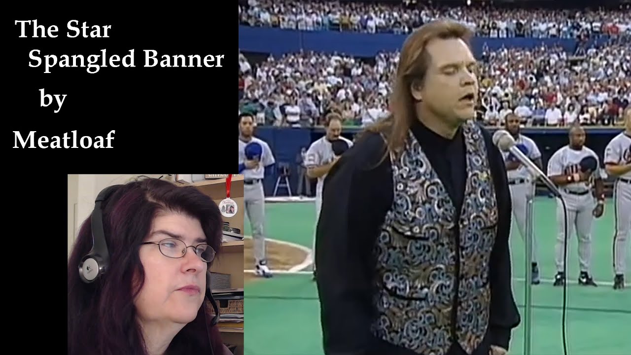 Meat Loaf Performs National Anthem 1994 ASG Dedication RIP Music