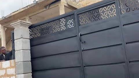 Building in Ghana - Cost of a Fence Gate & Installation Process #buildinginghana #ghanaians