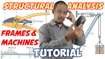 Statics Tutorial - Ch. 6: Structural Analysis - Frames & Machines