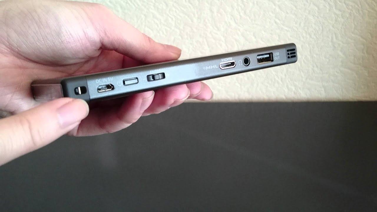 unboxing laser projector mp cl1 portable sony pour ps4 et xperia