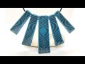 Polymer Clay Tutorial, geometric design necklace