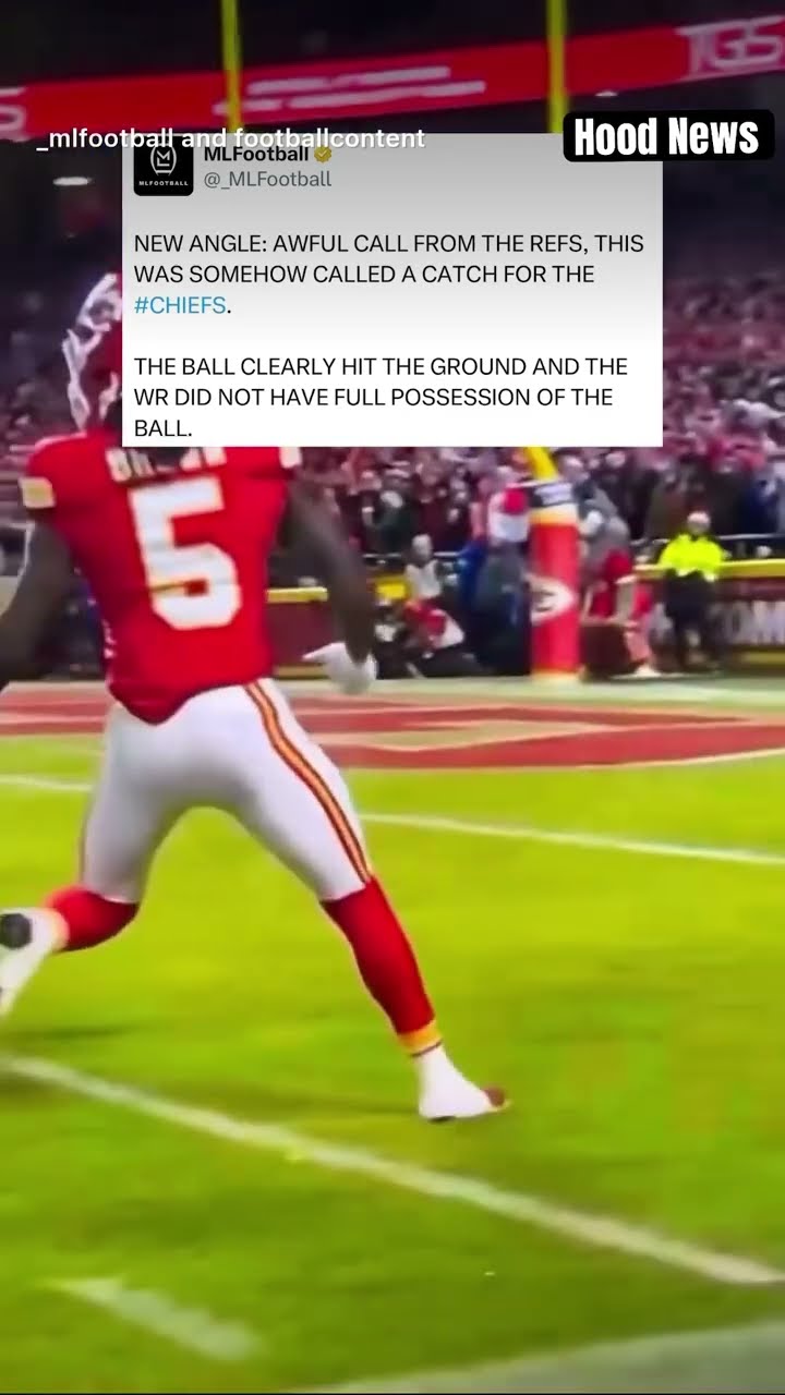 Proof that the refs cheated for the Chiefs #hoodnews #chiefs #buffalobills #referee #cheating #how