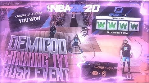 Taking Over The 1v1 Rush Event In 5 MINUTES - NBA2K20