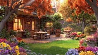 Jazz Cafe Music  Enjoy the weekend with sun, wind and a garden full of flowers,