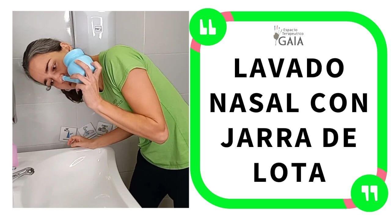 Cómo hacer un Lavado nasal con jarra de lota para bronquiectasia y catarros  - YouTube