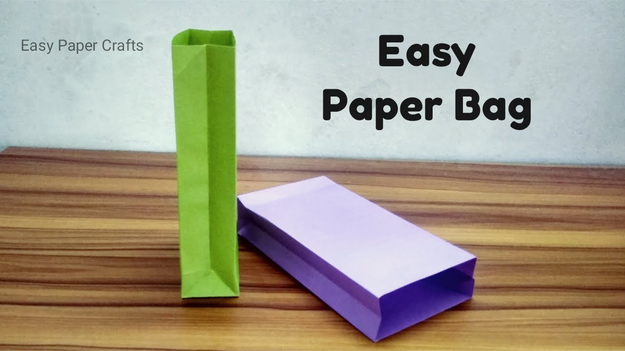 How to make a Paper Bag / Easy Paper Bag 