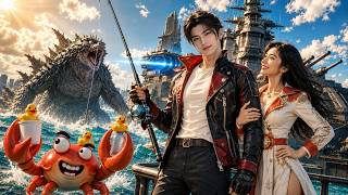 Mocked by his ex, a poor angler awakens a fishing system and blasts Godzilla from a nuclear warship!