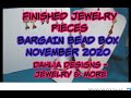 FINISHED JEWELRY - BARGAIN BEAD BOX  - BURGUNDY BOHO - NOV 2020 || Dahlia Designs - Jewelry & More