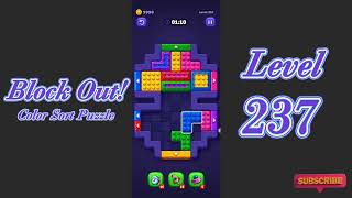 Block Out Level 237 Walkthrough | Color Sort Puzzle Gameplay | Go Answer