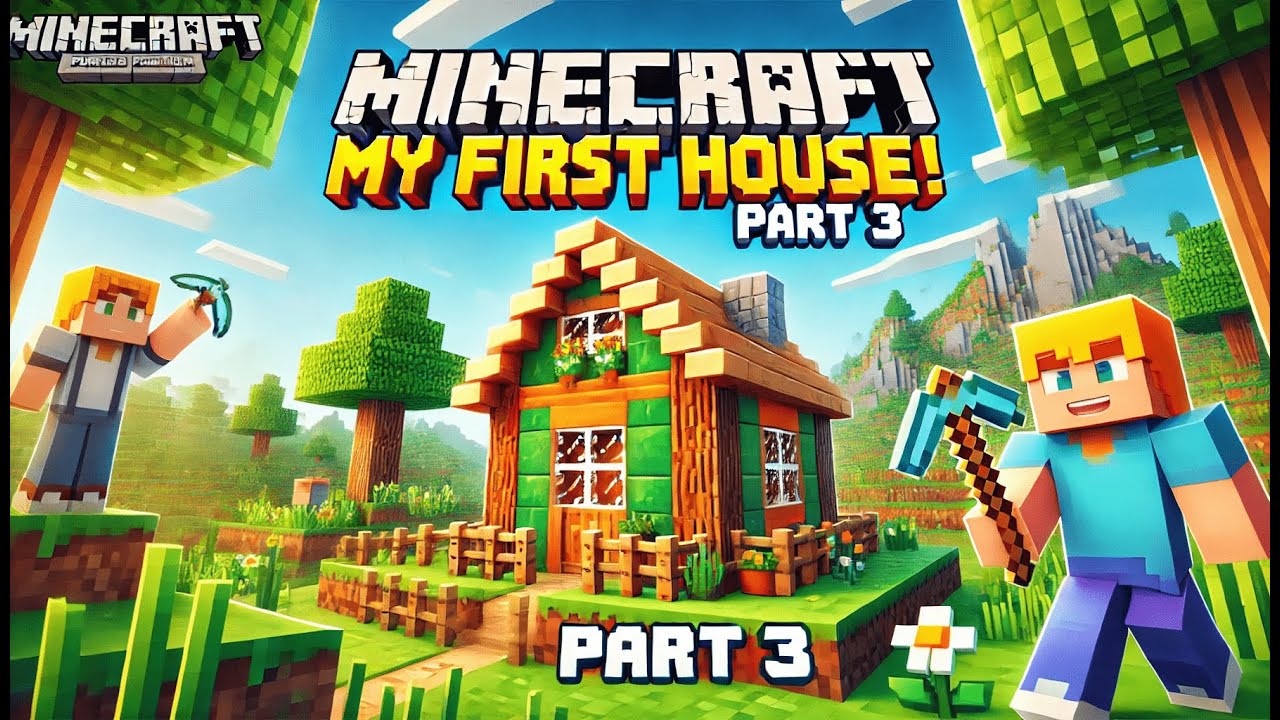 My First House! | Minecraft Survival Series Part 3 - YouTube
