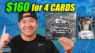 NEW RELEASE - 2024 Topps Chrome Black - $160 for 4 Cards