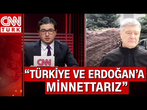 Eski Ukrayna Cumhurbaşkanı Poroşenko: "Bu, Putin'in son şansı!" CNN Türk'e konuştu…