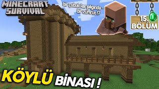 MINECRAFT KÖYLÜ BİNASI & ZÜMRÜT KASMANIN EN KOLAY YOLU !