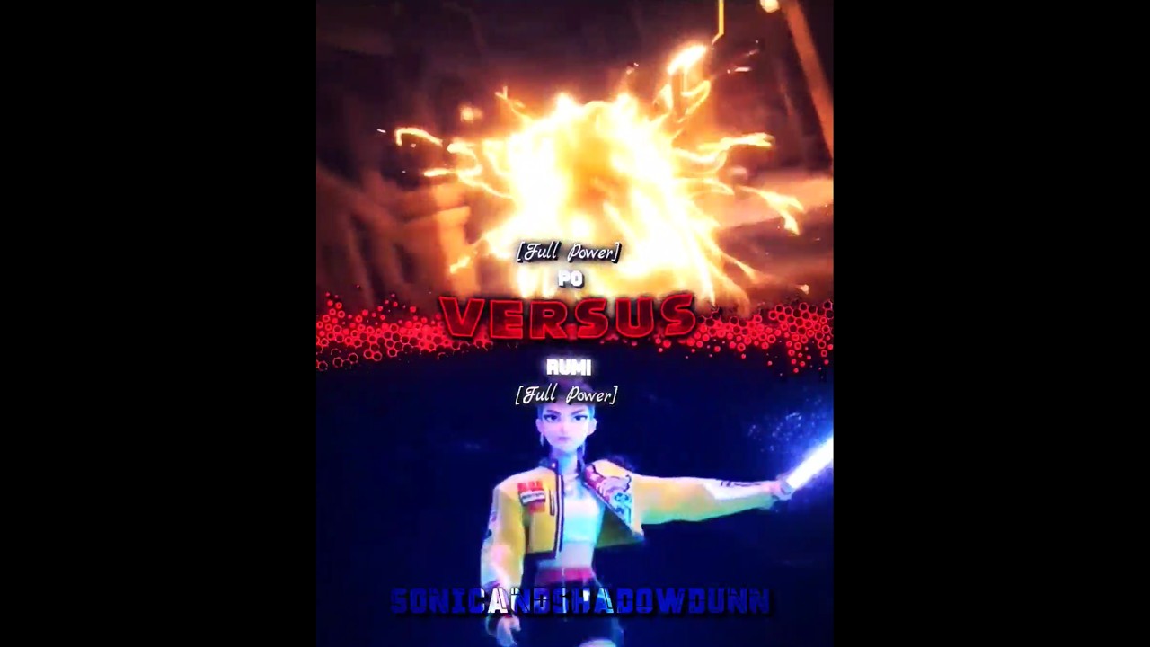 Po Vs Rumi #meme #edit #vsbattle #kungfupanda4 #kpopdemonhunter