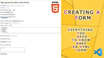 Html Form Tutorial  - Easy and Simple (2021)