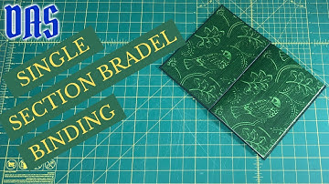 Single Section Bradel Binding // Adventures in Bookbinding