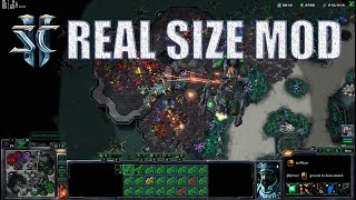 Starcraft 2 Real Size Mod Terran vs Zerg
