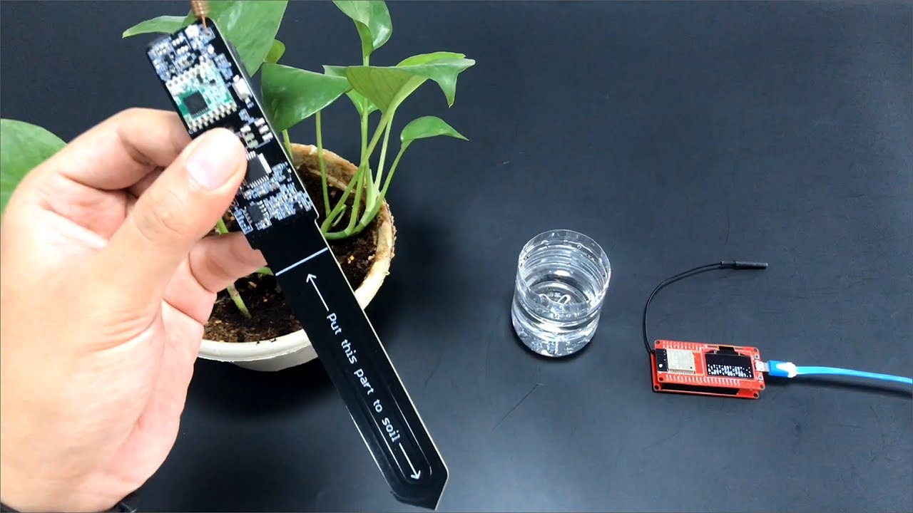 WiFi Project: Lora Soil Moisture Sensor- MicroPython + ESP32 + Lora ...