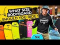 Bodyboard size guide